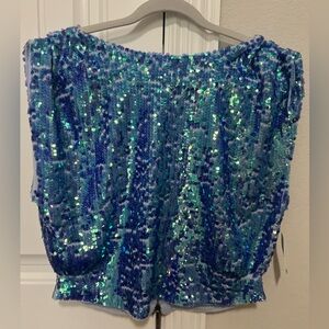 Anthropologie sequin sweater - beautiful!
